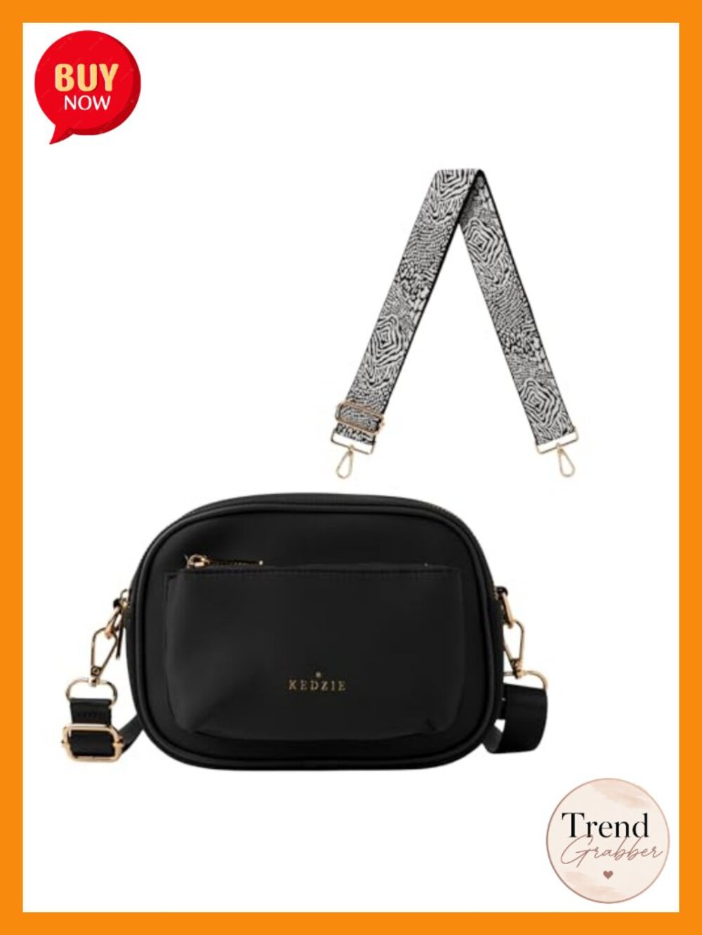 Neoprene Crossbody Bag & Interchangeable Strap Bundle